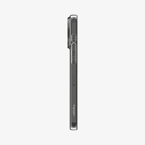 ACS06557 - iPhone 15 Pro Max Case Liquid Crystal in crystal clear showing the back